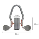 Maxbell Ab Roller Wheel Core Strength Training Equipment Exercise Abdominal Wheel Gray