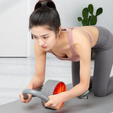 Maxbell Ab Roller Wheel Core Strength Training Equipment Exercise Abdominal Wheel Gray