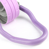 Maxbell Ab Roller Wheel Core Strength Training Equipment Exercise Abdominal Wheel Purple