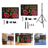 Maxbell Multifunctional Electronic Scoreboard with Remote Control for Boxing Indoor Without Tripod