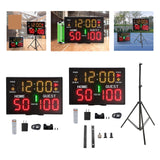 Maxbell Multifunctional Electronic Scoreboard with Remote Control for Boxing Indoor Without Tripod