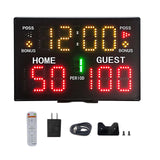 Maxbell Multifunctional Electronic Scoreboard with Remote Control for Boxing Indoor Without Tripod