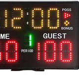 Maxbell Multifunctional Electronic Scoreboard with Remote Control for Boxing Indoor Without Tripod