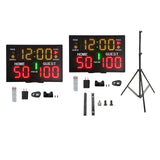 Maxbell Multifunctional Electronic Scoreboard with Remote Control for Boxing Indoor Without Tripod