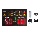 Maxbell Tabletop Digital Scoreboard 30Meters Control Distance for Basketball Boxing Digital Scoreboard