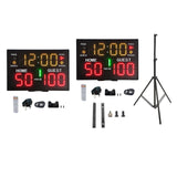 Maxbell Tabletop Digital Scoreboard 30Meters Control Distance for Basketball Boxing Digital Scoreboard