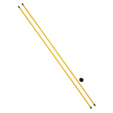 Maxbell 2 Pieces Training Aid Swing Trainer Training Golf Alignment Rods for Park