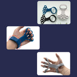 Maxbell Silicone Finger Stretcher Resistance Band Finger Training Device Convenient 3Pcs