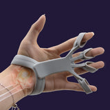 Maxbell Silicone Finger Stretcher Resistance Band Finger Training Device Convenient 2Pcs