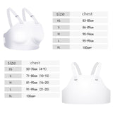 Maxbell Breast Protector Heavy Punching Boxing Karate Fencing Sports Chest Guard Men XS 50-70cm