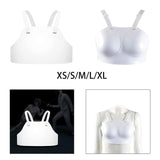 Maxbell Breast Protector Heavy Punching Boxing Karate Fencing Sports Chest Guard Men XS 50-70cm