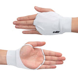 Maxbell Golf Sunscreen Finger Glove Ice Silk Material Lightweight Elastic Portable L Left White