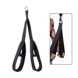 Maxbell Tricep Rope Strength Training Pull Down Cable for Forearm Weight Lifting Black