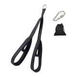 Maxbell Tricep Rope Strength Training Pull Down Cable for Forearm Weight Lifting Black with Hook Bag