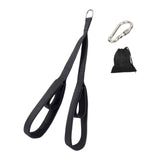Maxbell Tricep Rope Strength Training Pull Down Cable for Forearm Weight Lifting Black with Hook Bag