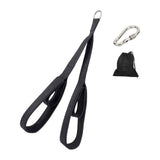 Maxbell Tricep Rope Strength Training Pull Down Cable for Forearm Weight Lifting Black with Hook Bag