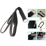 Maxbell Tricep Rope Strength Training Pull Down Cable for Forearm Weight Lifting Black with Hook Bag