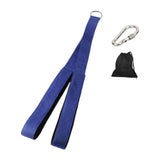 Maxbell Tricep Rope Strength Training Pull Down Cable for Forearm Weight Lifting Blue with Hook Bag
