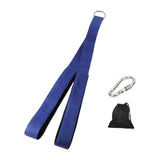 Maxbell Tricep Rope Strength Training Pull Down Cable for Forearm Weight Lifting Blue with Hook Bag