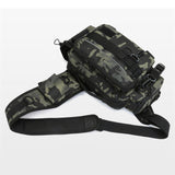 Maxbell Storage Bag Tackle Bag Fishing Tackle Single Shoulder Bag for Hiking Camping Green