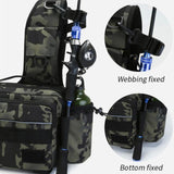 Maxbell Storage Bag Tackle Bag Fishing Tackle Single Shoulder Bag for Hiking Camping Green