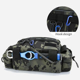 Maxbell Storage Bag Tackle Bag Fishing Tackle Single Shoulder Bag for Hiking Camping Green