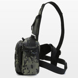 Maxbell Storage Bag Tackle Bag Fishing Tackle Single Shoulder Bag for Hiking Camping Green