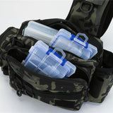 Maxbell Storage Bag Tackle Bag Fishing Tackle Single Shoulder Bag for Hiking Camping Green