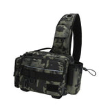 Maxbell Storage Bag Tackle Bag Fishing Tackle Single Shoulder Bag for Hiking Camping Green