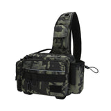 Maxbell Storage Bag Tackle Bag Fishing Tackle Single Shoulder Bag for Hiking Camping Green