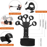 Maxbell Finger Exerciser Hollow Out For Grip Strengthener for Pianists Carpal Tunnel Gray