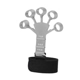 Maxbell Finger Exerciser Hollow Out For Grip Strengthener for Pianists Carpal Tunnel Gray