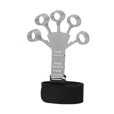 Maxbell Finger Exerciser Hollow Out For Grip Strengthener for Pianists Carpal Tunnel Gray