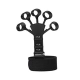Maxbell Finger Exerciser Hollow Out For Grip Strengthener for Pianists Carpal Tunnel Black