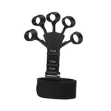 Maxbell Finger Exerciser Hollow Out For Grip Strengthener for Pianists Carpal Tunnel Black