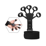 Maxbell Finger Exerciser Hollow Out For Grip Strengthener for Pianists Carpal Tunnel Black