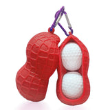 Maxbell Golf Ball Holder Bag Carrier Sleeve Carry Pouch Men Women Red