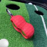 Maxbell Golf Ball Holder Bag Carrier Sleeve Carry Pouch Men Women Red