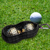 Maxbell Golf Ball Holder Bag Carrier Sleeve Carry Pouch Men Women Black