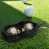 Maxbell Golf Ball Holder Bag Carrier Sleeve Carry Pouch Men Women Black