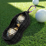 Maxbell Golf Ball Holder Bag Carrier Sleeve Carry Pouch Men Women Black