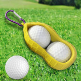 Maxbell Golf Ball Holder Bag Carrier Sleeve Carry Pouch Men Women Yellow