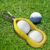 Maxbell Golf Ball Holder Bag Carrier Sleeve Carry Pouch Men Women Yellow