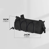 Maxbell 2.5L Bike Frame Bag Bicycle Handlebar Bag Large Capacity Waterproof Black