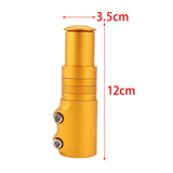 Maxbell Bike Fork Shaft Extender Bike Handlebar Height Adapter for Mountain Bike Aureate 12cmx3.5cm