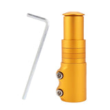 Maxbell Bike Fork Shaft Extender Bike Handlebar Height Adapter for Mountain Bike Aureate 12cmx3.5cm
