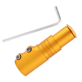 Maxbell Bike Fork Shaft Extender Bike Handlebar Height Adapter for Mountain Bike Aureate 12cmx3.5cm