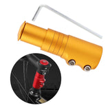 Maxbell Bike Fork Shaft Extender Bike Handlebar Height Adapter for Mountain Bike Aureate 12cmx3.5cm
