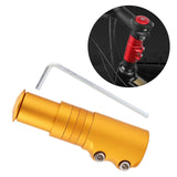 Maxbell Bike Fork Shaft Extender Bike Handlebar Height Adapter for Mountain Bike Aureate 12cmx3.5cm