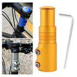 Maxbell Bike Fork Shaft Extender Bike Handlebar Height Adapter for Mountain Bike Aureate 12cmx3.5cm